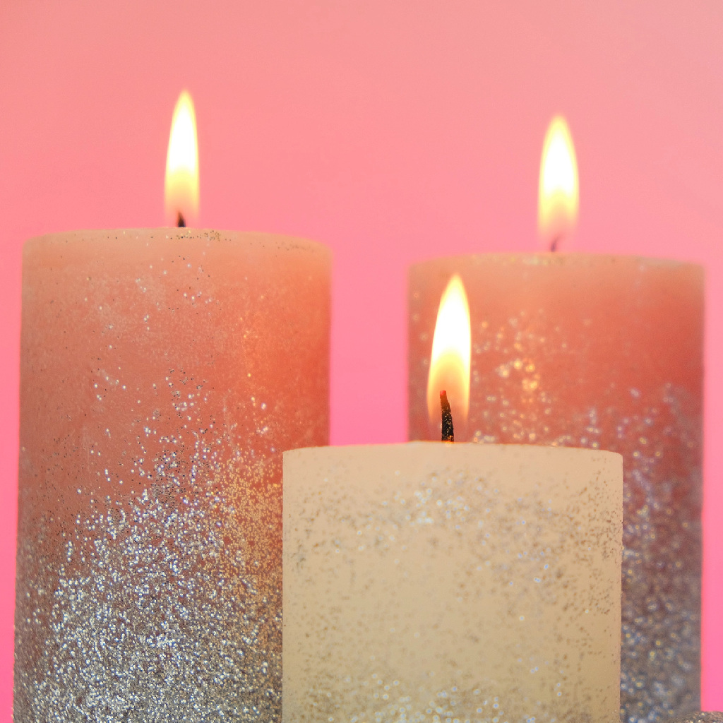 استفاده از پودر اکلیل در هنر شمع سازی