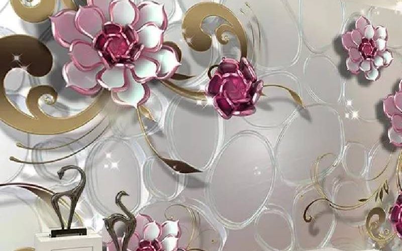 اکلیل: درخشش و کاربرد آن در صنعت کاغذ دیواری