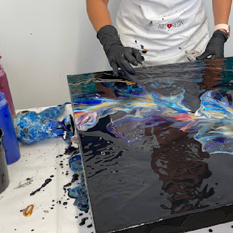 تکنیک لایه‌بندی در رزین اپوکسی