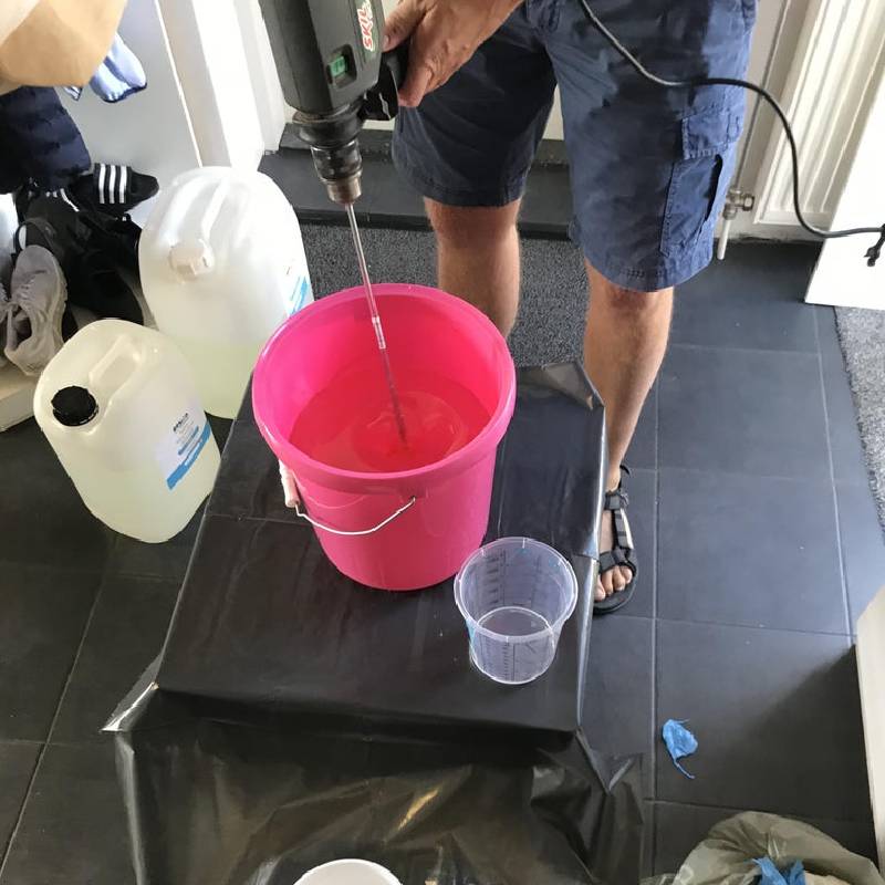 حباب‌های رزین اپوکسی