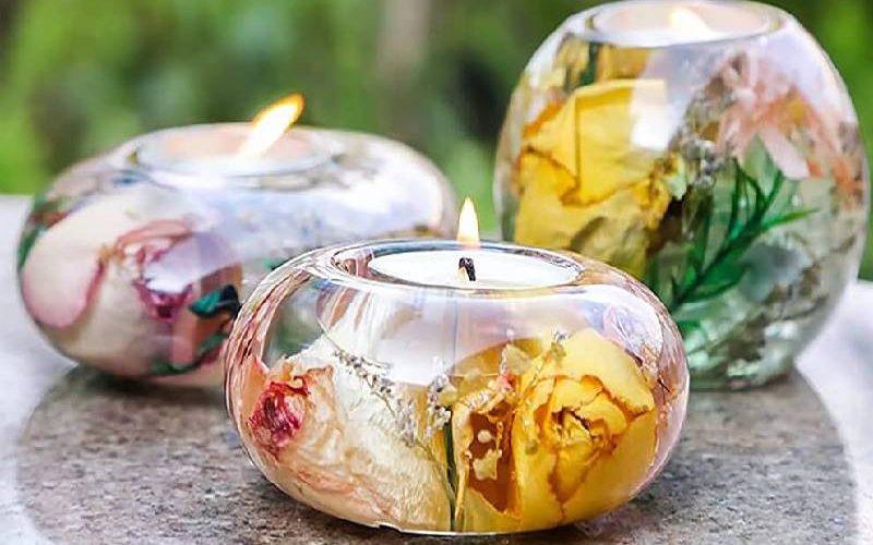 ساخت جاشمعی‌های رزینی