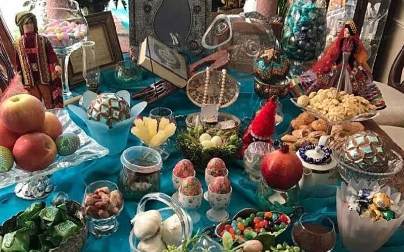 استفاده از اکلیل در سفره هفت سین