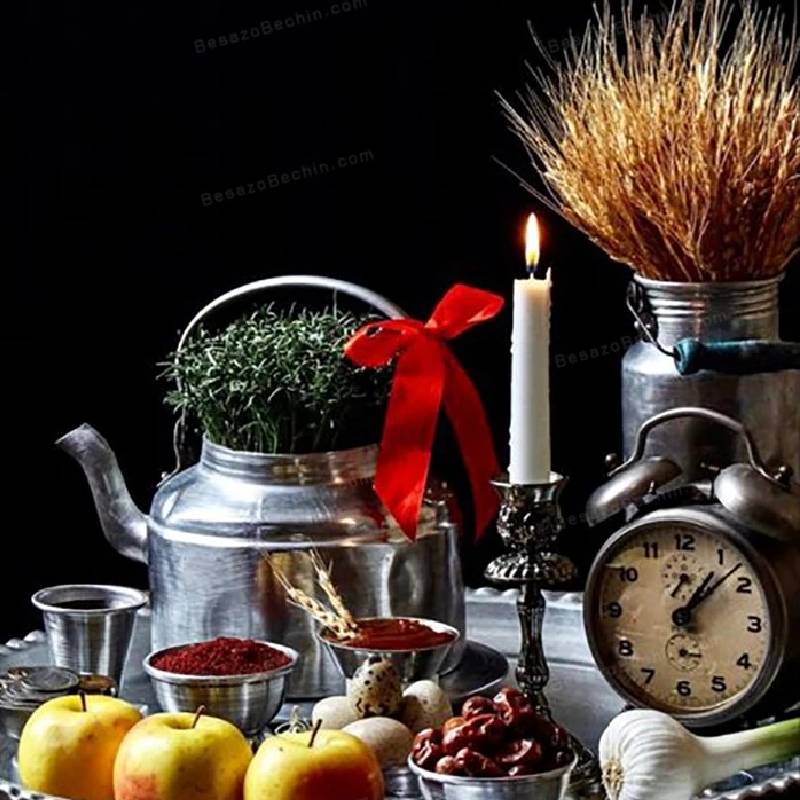 استفاده از اکلیل در سفره هفت سین