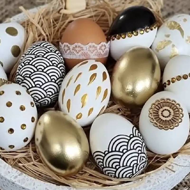 اکلیل برای تزئین تخم مرغ عید نوروز