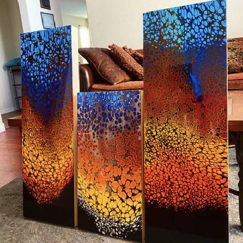 تکنیک لایه‌بندی در رزین اپوکسی