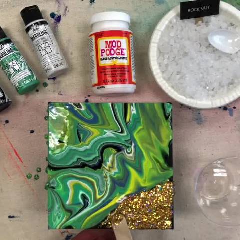 نقاشی با اکلیل: جادوی درخشش